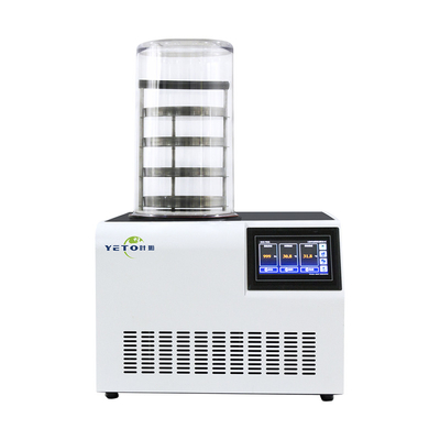 All Industries Factory Custom Herbal Pharmaceutical Coconut Milk Sheets Pre-Freezing Function YTLG-10A Mini Freeze Dryer