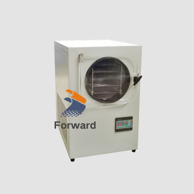 Medicine Processing Small Vacuum Fruit Food Freeze Drying Machine 4pcs Tray 1-2kg/batch Home UseMini Vegetable Freezer Dryer With Pump