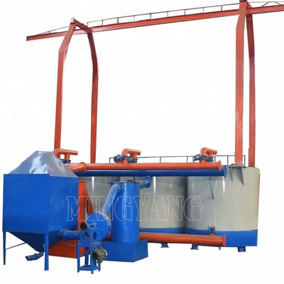High Efficiency Air Circulation Crane Continuous Carbonization Type Coconut Shell Biomass Wood Carbonization Charcoal Making Stove